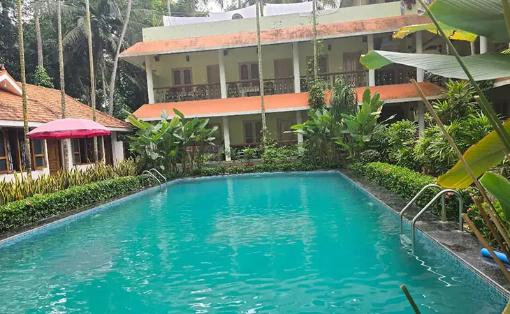 Ayurvedic resort with swimming pool