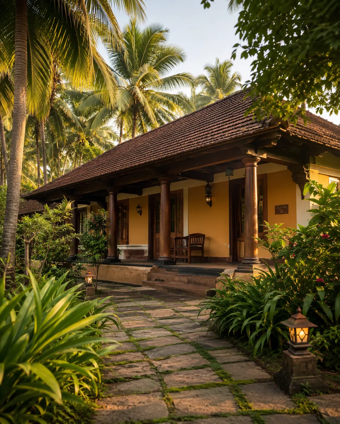 traditional Kerala style cottage