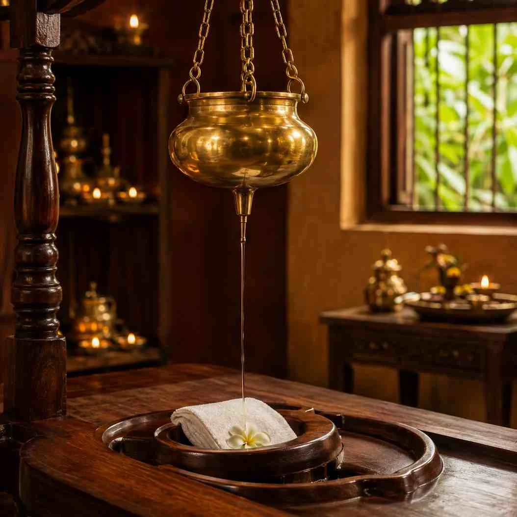Shirodhara treatment